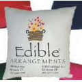 Square Broadcloth Logo Pillow (11")